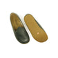 Handmade Green Leather Women's Barefoot Moccasin Loafers - A Stylish and Comfortable Addition to Your Wardrobe