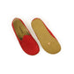 Red Nubuck Leather Barefoot Shoes: Handmade & Zero Drop