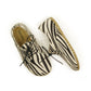 Handmade Zebra Barefoot Laced Shoes for Women
