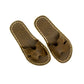 Men’s H Slipper Sandals – Barefoot - Handmade – All Genuine Leather – Brown